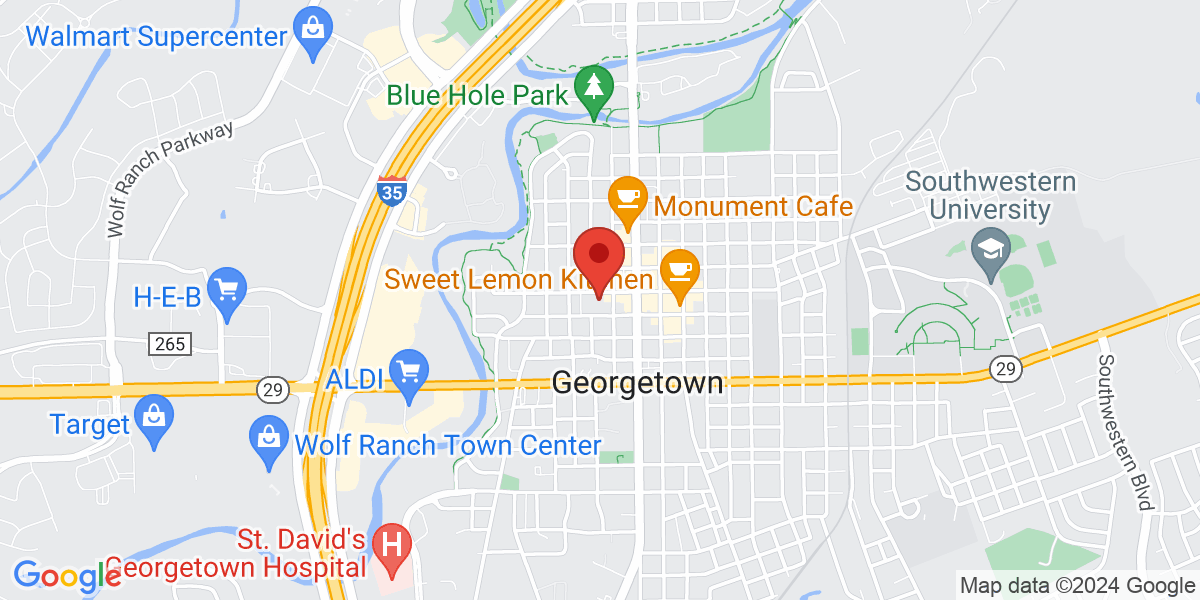 Map of GEORGETOWN PUBLIC LIBRARY